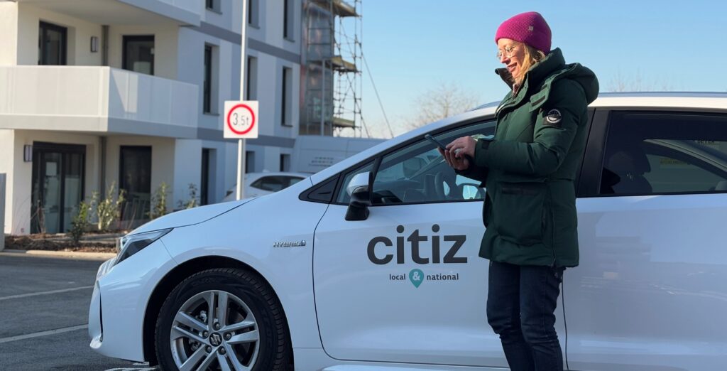 Station Citiz Bourgfelden à Saint-Louis dans le sud Haut Rhin