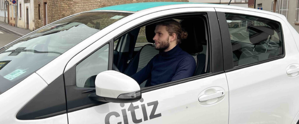 Véhicule Citiz avec boitier automatique